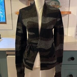Isabel Marant Camouflage Pattern Wool Cardigan